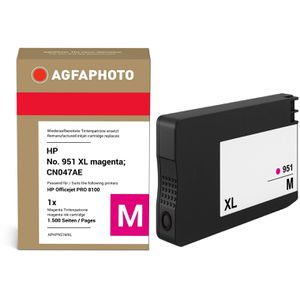 AgfaPhoto kompatibel für HP 951XL, CN047AE, magenta, 1500 Seiten, Druckleistung XL,  Tinte