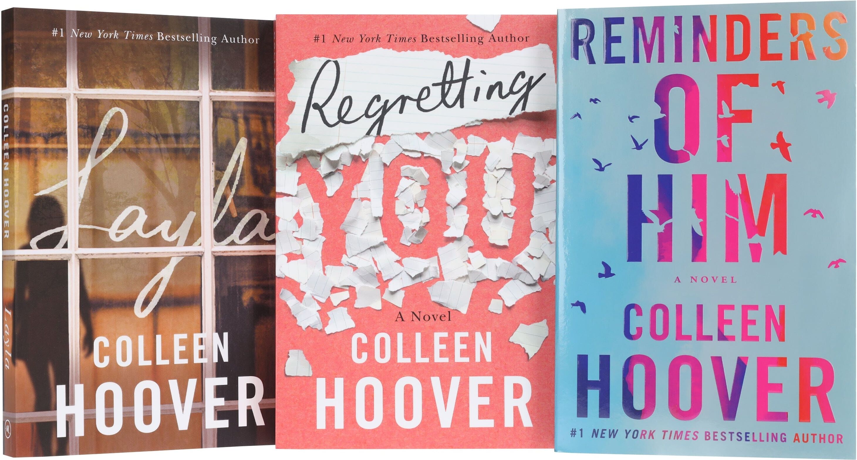 Colleen Hoover Novels (Reminders of Him, Regretting You & Layla) 3 Books Collection Set - Fiction - Paperback Montlake