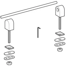 Geberit Scharnier-Set 598070000 für WC-Sitz