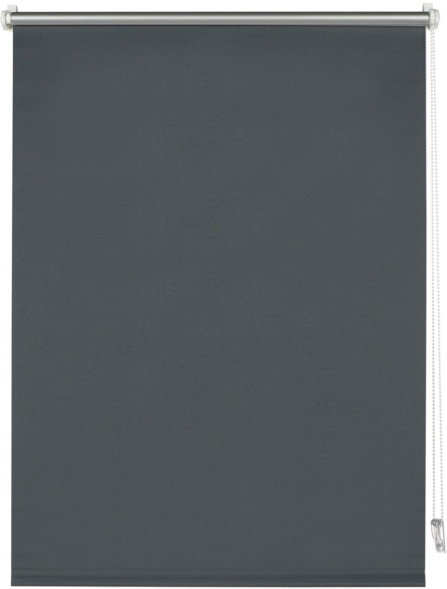 Omgoods Thermisch Rolgordijn zonder Boren - Antraciet - 70 x 150 cm