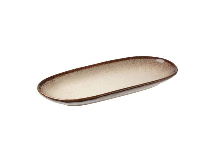 Aida Assiette ovale Søholm Sonja 12,3x25,5 cm Brown