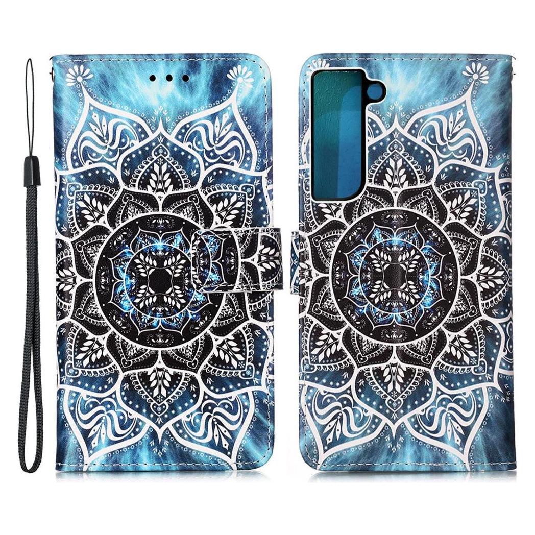 Cover-Discount Galaxy S22 - Leder Hülle Etui Mandala (Samsung Galaxy S22) (101241369E)