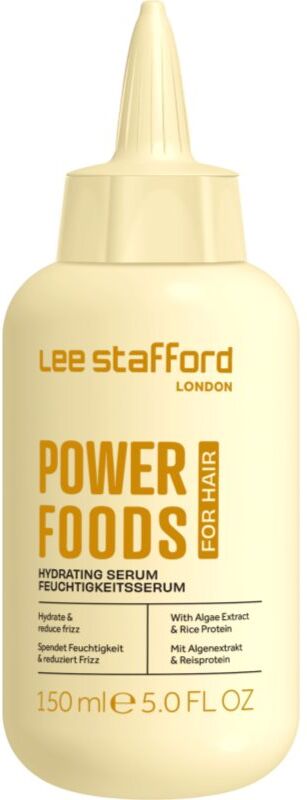 Lee Stafford Powerfoods Hydrating Serum cure cheveux pour des cheveux brillants et doux 150 ml