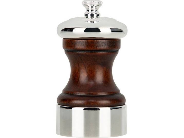 PEUGEOT Gewürzmühle PALACE Pfeffermühle SILVERPLATE/WOOD 10 cm