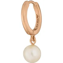 LEAF - SINGLE CREOLE PEARL - rosegold