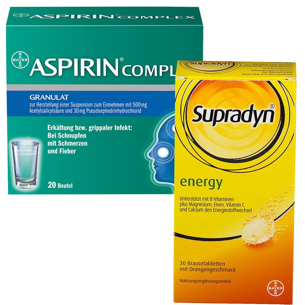 Aspirin Complex + Supradyn energy Set 1 St