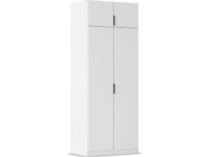 rauch Kleiderschrank Drehtürenschrank Schrank Garderobe Ankleide Schlafzimmer LAGOA (3 verschiedene Ausstattungen BASIC/CLASSIC/PREMIUM (inkl. SOFT-CLOSE) moderne Kantengriffe aus Metall, optional mit Aufsatz MADE IN GERMANY