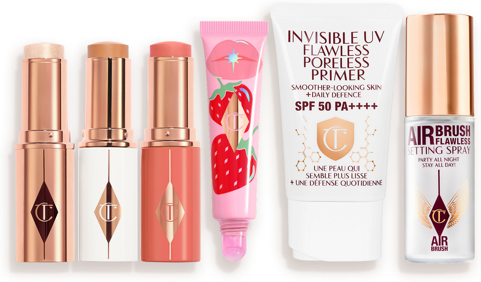 Unreal No-makeup Makeup Routine - Face Kit Charlotte Tilbury 3637 Unreal No-makeup Makeup Routine Size: