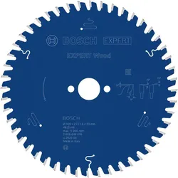 Bosch Professional Kreissägeblatt EX WO H 160x20-48 (2608644018)