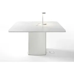 Design Konferenztisch quadratisch 140 x 140 cm Troiss