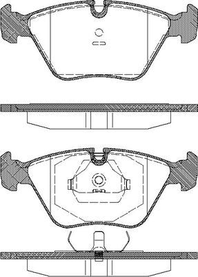 Triscan Bremsbelagsatz, Scheibenbremse 8110 11898 Für Bmw