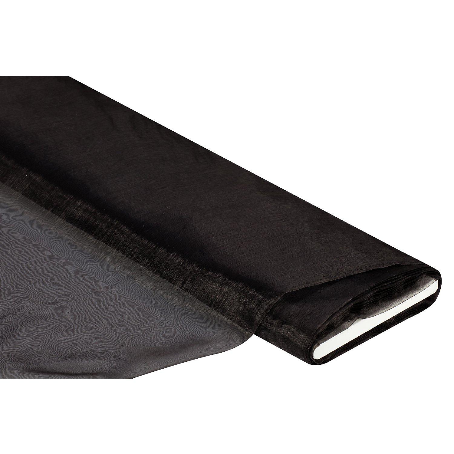 Organza "Delhi", schwarz