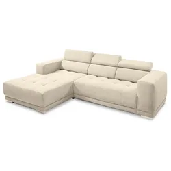 SOMETA Ecksofa Cocoon Cord Beige