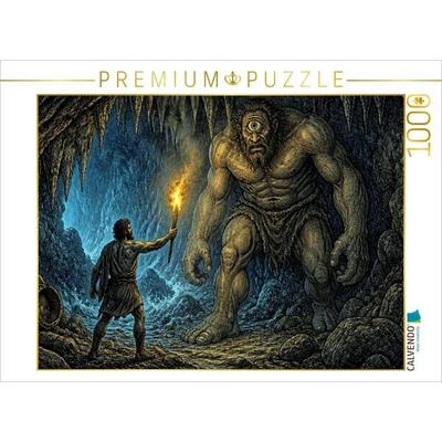 CALVENDO Puzzle In der Höhle des Polyphem | 1000 Teile Lege-Größe 64 × 48 cm Foto-Puzzle für glückliche Stunden