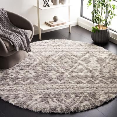 SAFAVIEH Handmade Flokati Marissa Shag Solid Polyester Rug