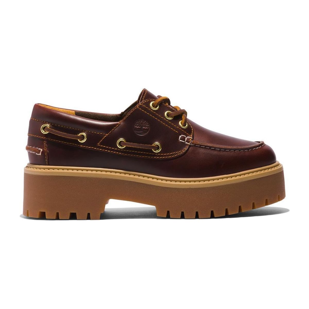Timberland Womens Boat Shoe rootbeer 5.5 Wide Fit TB0A2QDMD571-5.5-Wide Fit