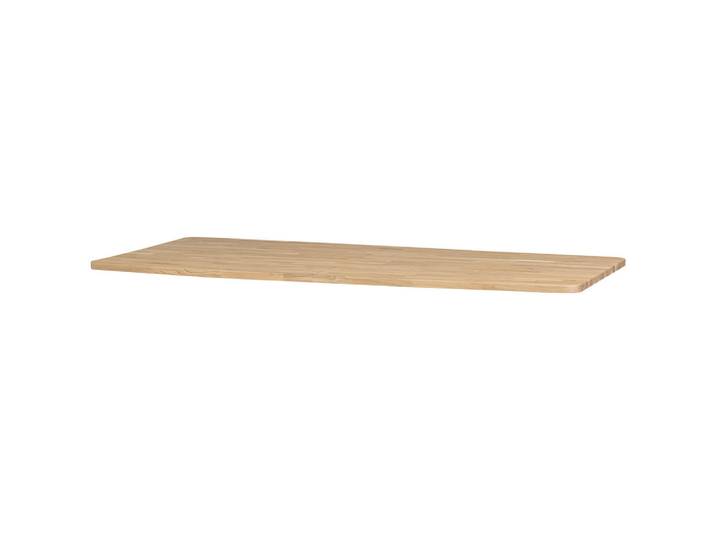 Livetastic Tischplatte Tablo, Eiche, Holz, Eiche, oval, 100x3x240 cm, Esszimmer, Tische, Esstische, Tischsysteme, Tischplatte