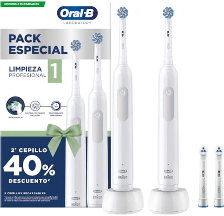 Oral-B Duplo Cepillo Eléctrico Profesional 2uds