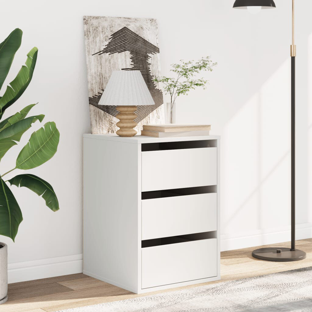 Marlow Home Co. Asmarina Standard Accent Chest White 58cm H x 40cm W x 41cm D