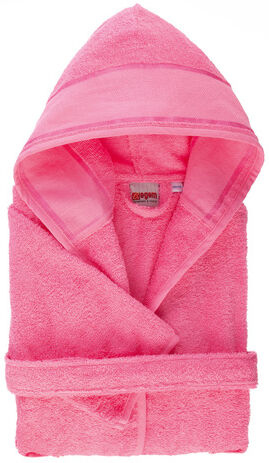 buttinette Kinder-Bademantel, rosa