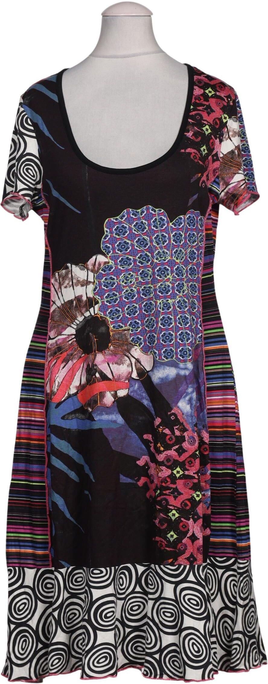 Heine Damen Kleid, Mehrfarbig, Gr. EU 34 (IT 40), kein / Etikett - Second Hand