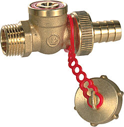 Opal KFE Kugelhahn Euro R608Y014 3/4" avec raccord tuyau 2000 / 801 "