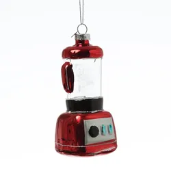 MARELIDA Weihnachtsbaumschmuck Küchenmixer Standmixer Glas Küchengerät H: 13cm