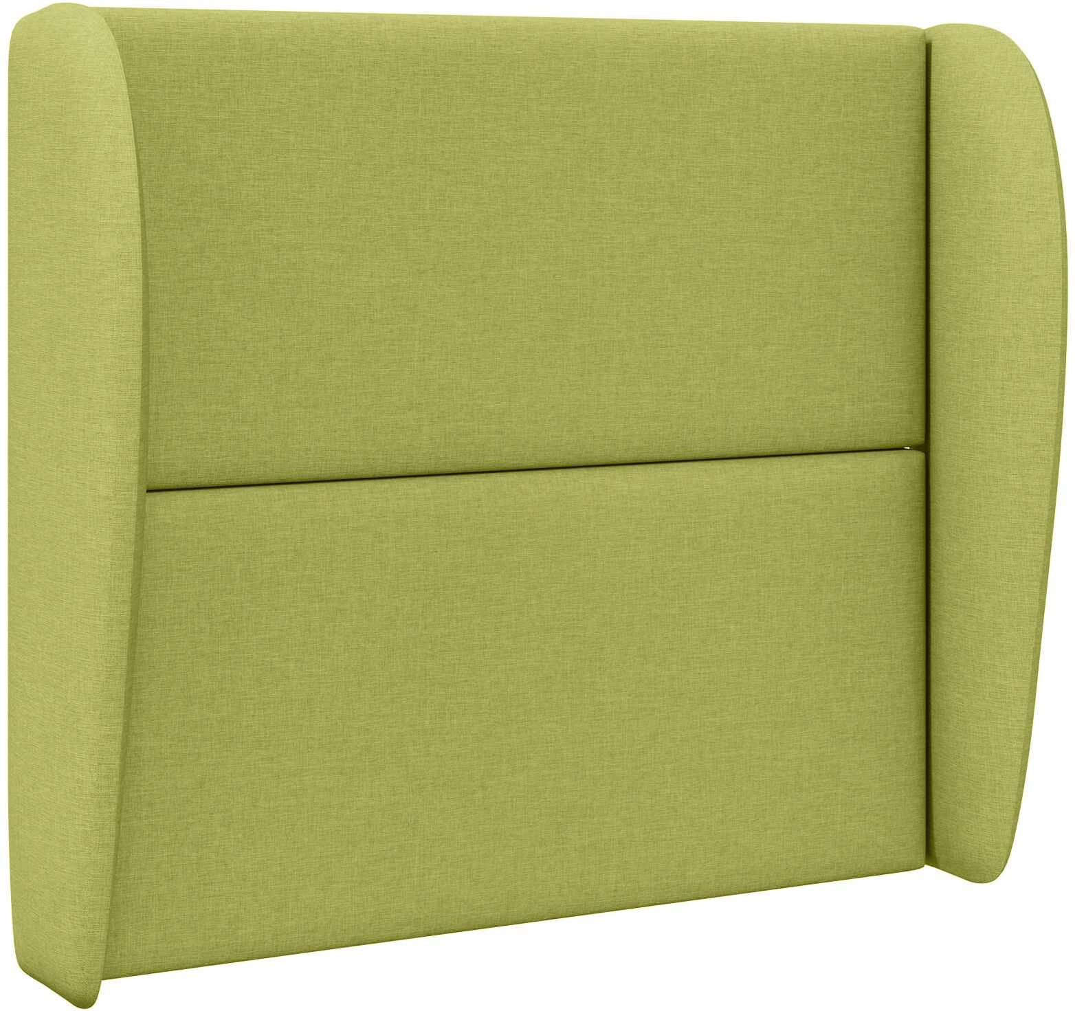 vidaXL Oreille de tête de lit Vert tissu