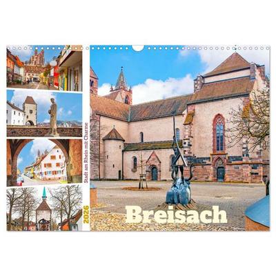Breisach - Stadt am Rhein mit Charme (Wandkalender 2026 DIN A3 quer), CALVENDO Monatskalender