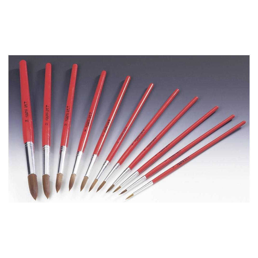 Zahn Pinsel Rundpinsel Ponex 6teilig (E10710-04)