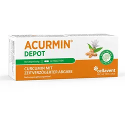 Curcumin Kapseln mit zeitverzögerter Abgabe – Acurmin® Depot 60 St