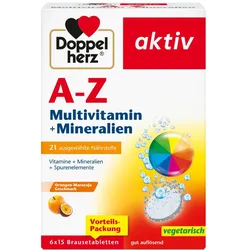 Doppelherz aktiv A-Z Multivitamin + Mineralien 6X15 St Brausetabletten