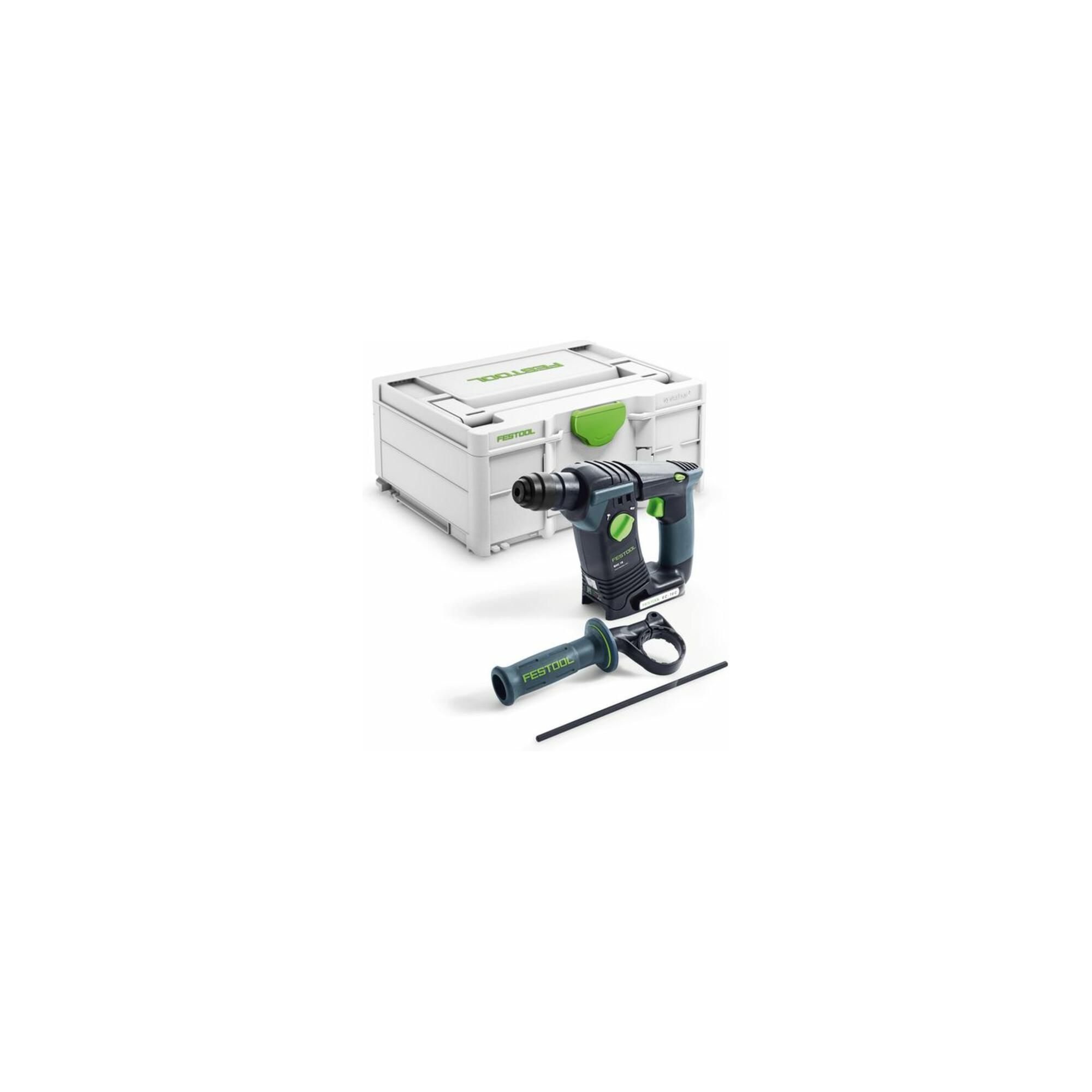 Festool BHC 18-Basic Akku-Bohrhammer aus Kunststoff und Metall mit SDS-plus-Aufnahme und Schlagstopp für Bohren oder Meißeln in Beton oder Stein, ohne Akku und Ladegerät - 577600)