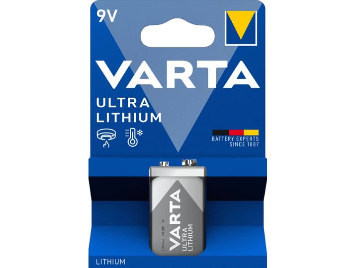 Varta Ultra Lithium 9V Blister