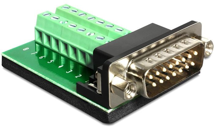 Delock adapter Sub-D 15-pins Gameport connector