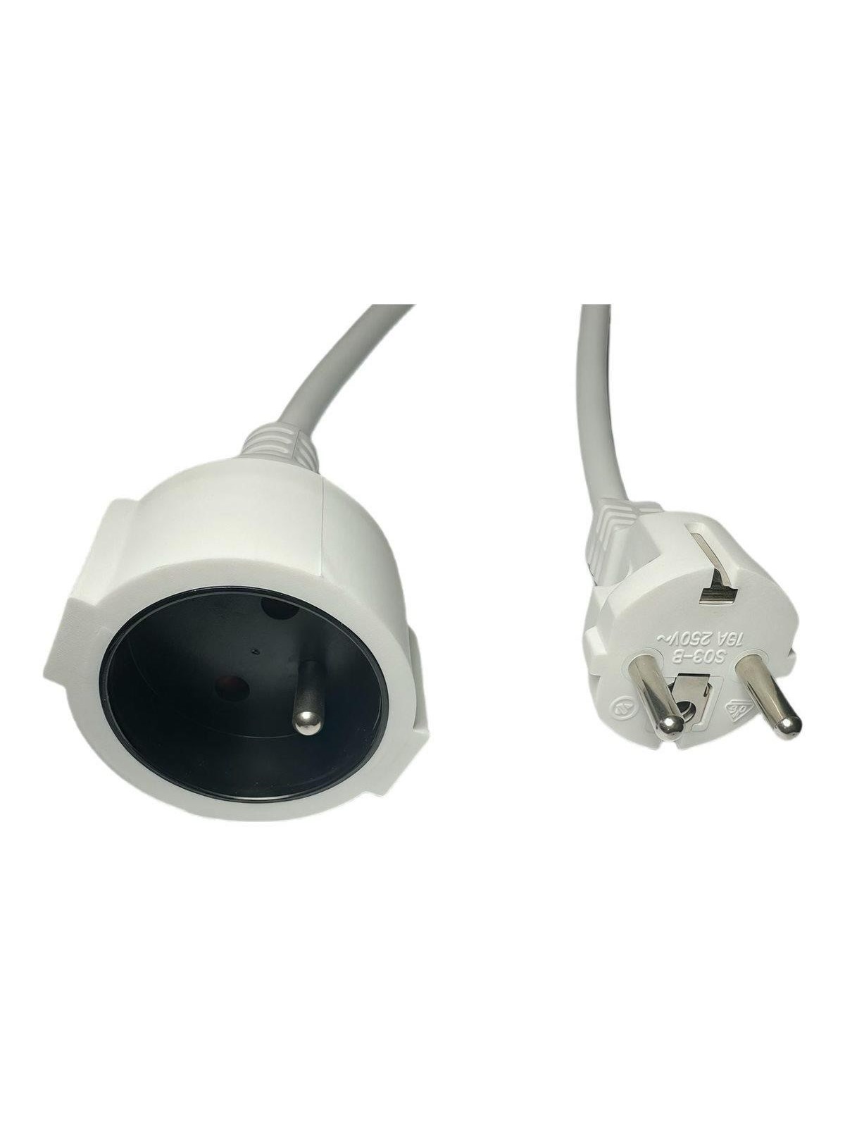MicroConnect - power extension cable - Type F/E to Type E - 3 m