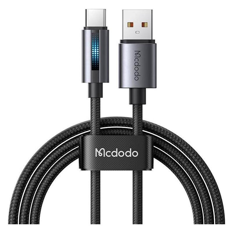 Mcdodo CA-5180 USB-A to USB-C cable, 1.2m (black) (1.20 m, USB 2.0, 100 W) (CA-5180)