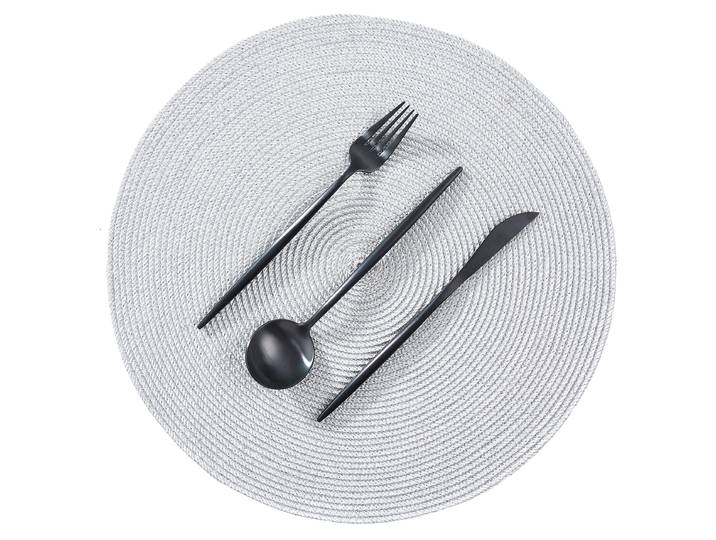 Tischset AMBIENTE 4er-Set Ø 38cm Silber/Silber
