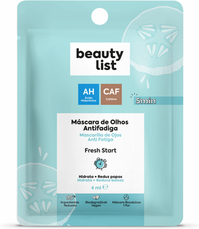 Beauty List Máscara Olhos Antifadiga Fresh Start 1 un