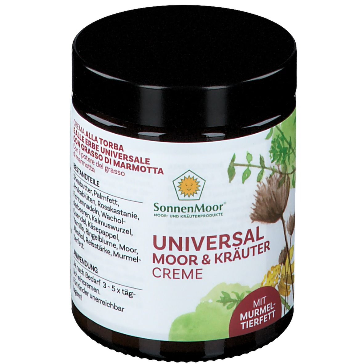 Universal Moor- u.Kräutercreme m.Murmeltierfett 140 g Creme