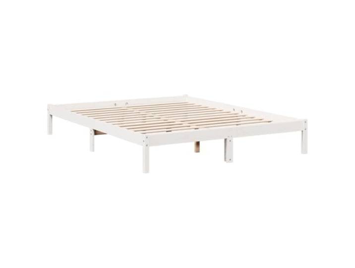 vidaXL Massivholzbett Extra Lang ohne Matratze Weiß 160x210 Kieferholz