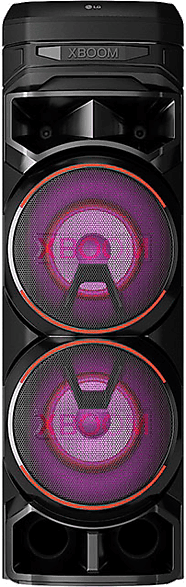 Altavoz de gran potencia - LG XBOOM RNC9, 1000W, Luces Multi Color, Efectos DJ, Función karaoke, Voz, Negro