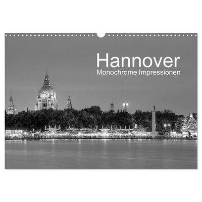 Hannover Monochrome Impressionen (Wandkalender 2026 DIN A3 quer), CALVENDO Monatskalender