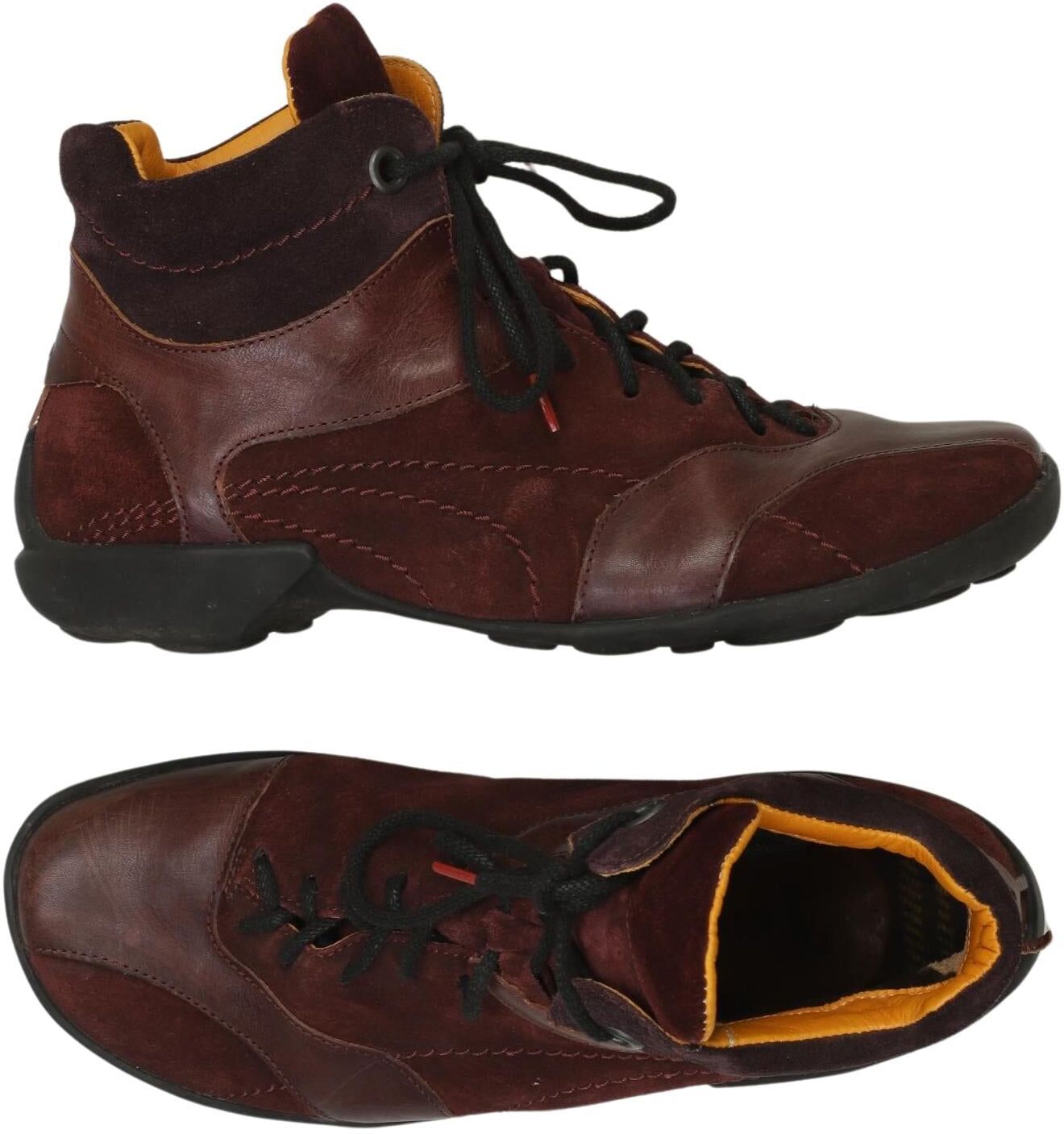Think! Damen Stiefelette, Braun, Gr. EU 37, Kunstleder - Second Hand