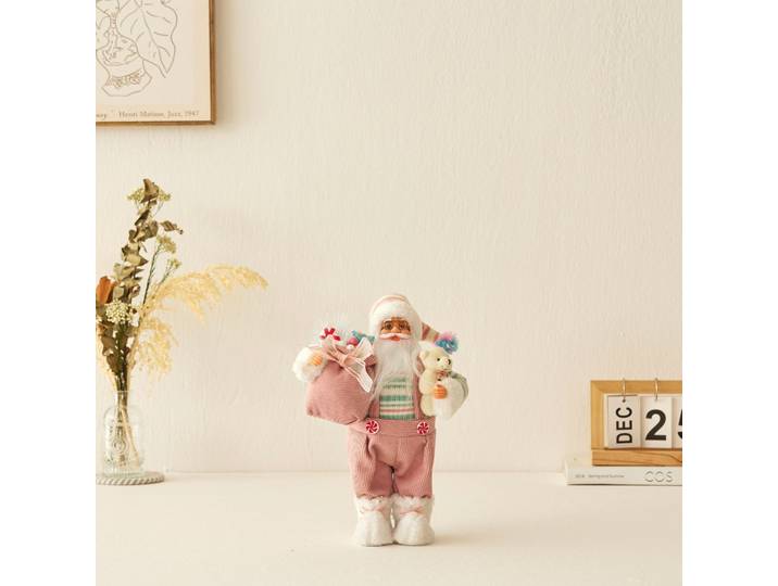 Ornements du père noël, décorations de noël, poupée, petits cadeaux