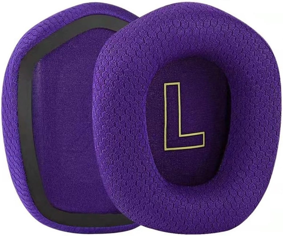 Memory foam oorkussens compatibel met Logitech G733 Lightspeed RGB draadloze hoofdtelefoon