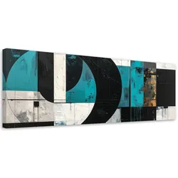 LEINWANDBILD 3D und geometrisch 120x40cm