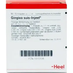 GINGIVA SUIS Injeel Ampullen 10 St