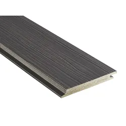 18x152 mm NATURinFORM WPC Fassadenprofil, "Die Gestaltende Exklusiv XXL" einseitig geprägt, matt, Lavagrau, Deckmaß: 148mm