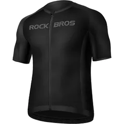 Rockbros, Velotrikot, 15120002002 Kurzarm-Radtrikot M – Schwarz (M), Schwarz